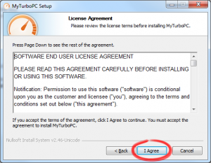 Read and accept the License Agreement.